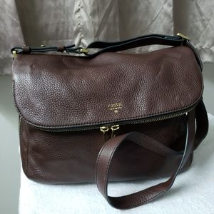 Fossil Preston Leather Cross-Body